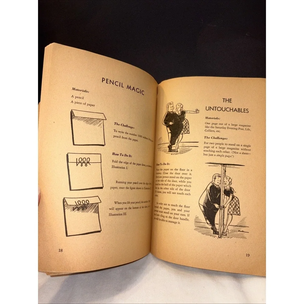 Tricks, You Can Do Without Practice First Series, Copyright 1944 Good Time Books